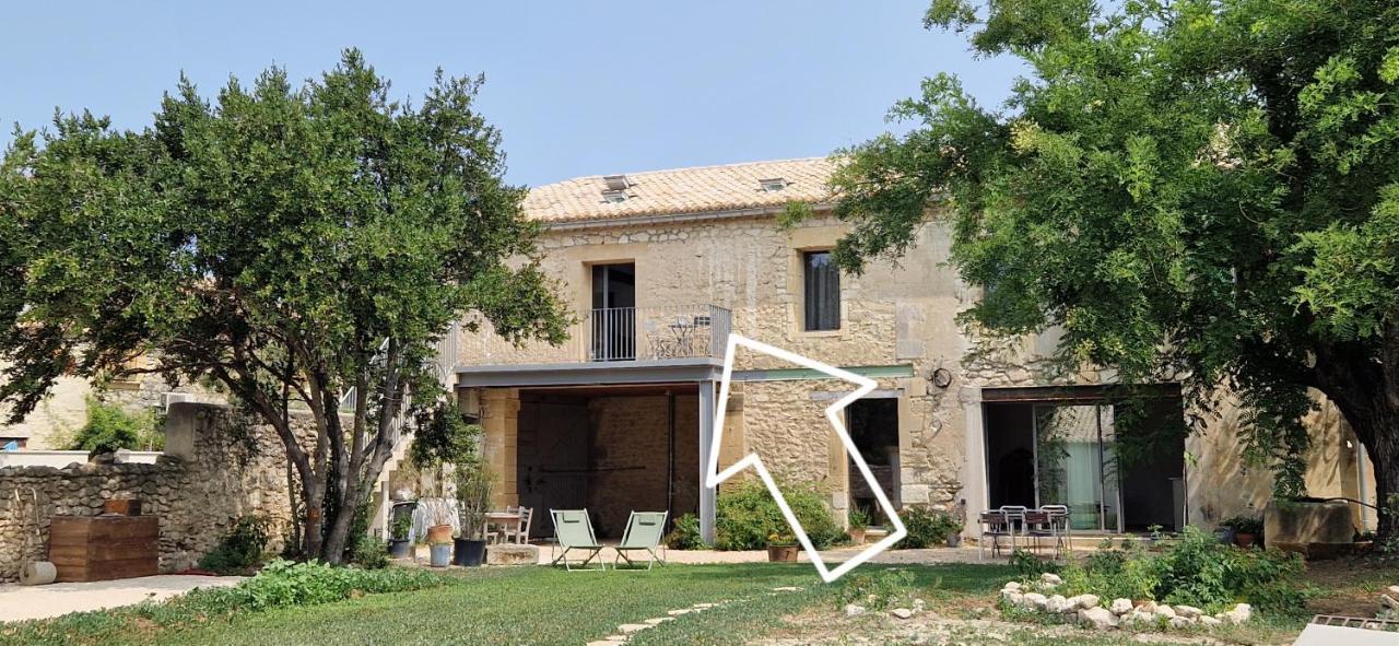 Appartement Dans Un Mas Provencal Renove Saint-Hilaire-dʼOzilhan Exterior foto