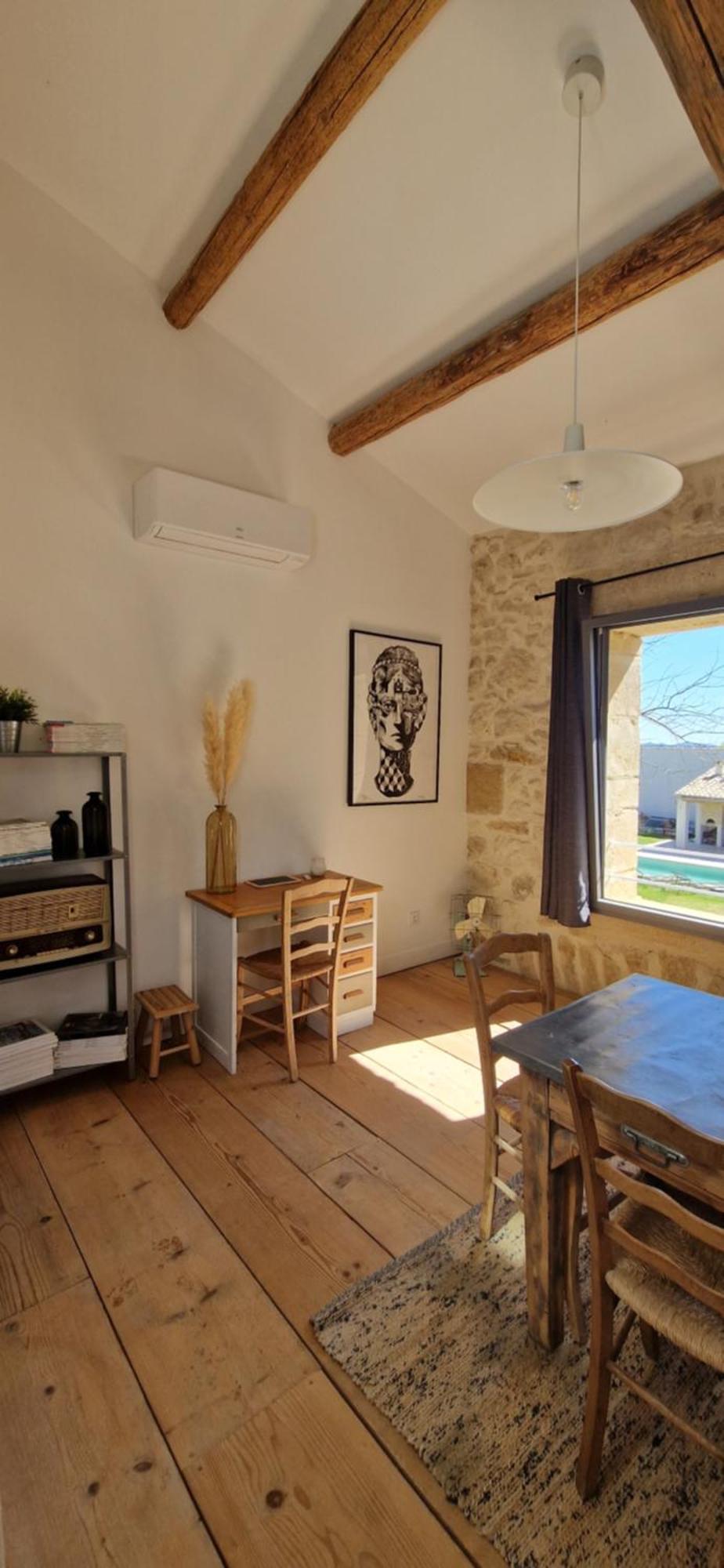 Appartement Dans Un Mas Provencal Renove Saint-Hilaire-dʼOzilhan Exterior foto