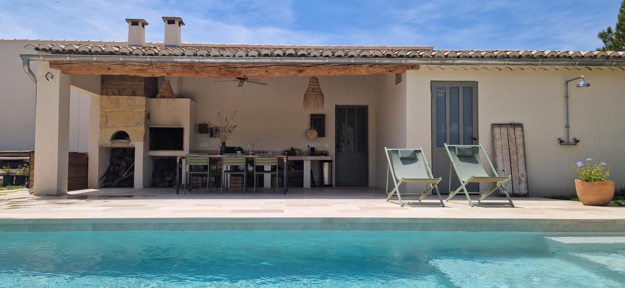 Appartement Dans Un Mas Provencal Renove Saint-Hilaire-dʼOzilhan Exterior foto